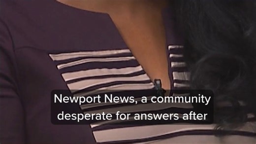 Community and family nervously await identification