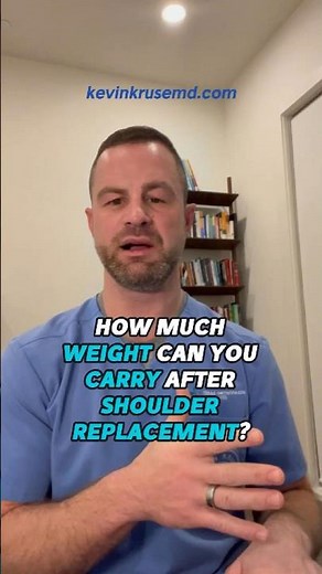 How Much Weight Can You Carry After Shoulder Replacement #shoulderreplacement #shoulderdoctor