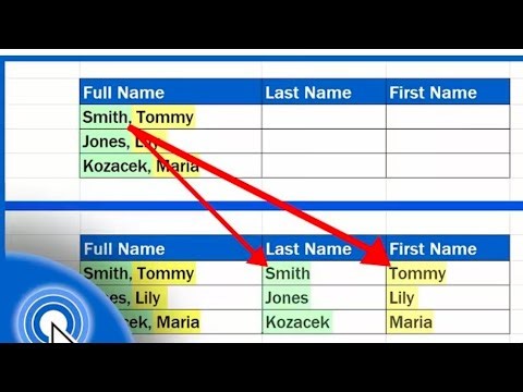 🔥 How to separate First Name Last Name in MS Excel | Split Name Excel Hindi