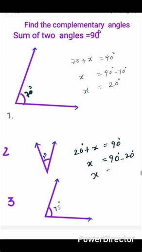 #Find the complementary angles #by Rozy ma'am #youtubeshort #class 5 to above #tutored #youtube #
