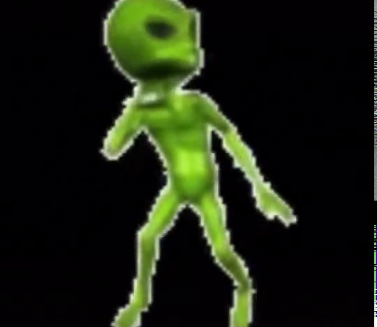 Marcianito Bailando Cumbia 100% Real No Fake