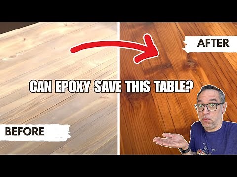 This Table Is In Rough Shape! Will Epoxy Help?
