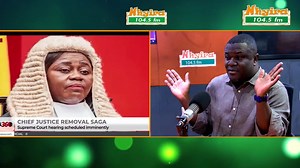 21K views · 302 reactions |  Chief Justice Removal: Justified Act or Slippery Slope? 易 Hon. Adomako-Mensah Collins Explains His Biggest Fear! PLEASE WATCH THE FULL VIDEO ON YOUTUBE: https://youtu.be/eqHIwXWeekg #KuroYiMuNsem #LikeCommentShare #Nhyira1045Fm | Nhyira 104.5 FM | Facebook