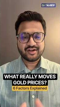 Should You Invest in Gold? | 6 Factors That Move Gold Prices | US Dollar | Geopolitics | Crude Oil