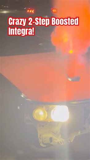 Insane 2-Step From Boosted Integra! #car #car #cars #jdm #2step