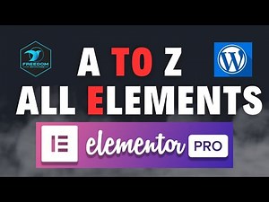 Complete Elementor Pro Tutorial ~ A to Z Guide for All Elements