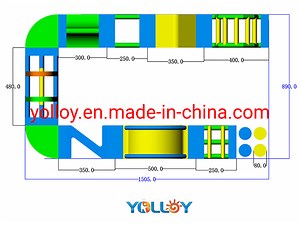 [Hot Item] Inflatable Water Park Playground Obstacle Course for Swimming Pool