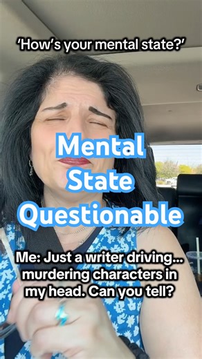 Writer driving while plotting character’s deaths