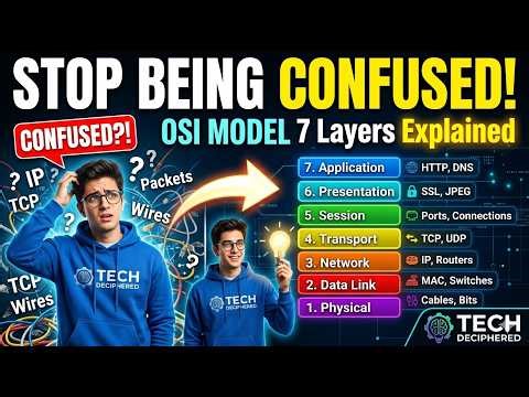 Stop Being Confused by the OSI Model (7 Layers Explained)