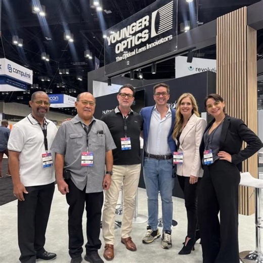 Younger Optics photo montage Vision Expo Orlando 2026 | David Rips