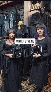 BEST WINTER LAYERING FINDS AT 2620 W FLETCHER OR WWW.THEALLEY.COM IF YOU FREAKING DARE ☠️ #gothwinter ##gothfashion #gothstyle #winterlayering #gothmakeover #chicagoband #choosechicago ##localbusinesschicago #chicagovintage #vintageprint #punkstyle #avondalechicago #logansquare #localvendors #chicagohistory #chicagolegend #metrochicago #cobralounge #chicagolegend | The Alley Chicago Store