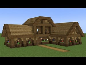 Minecraft - How to build a easy spruce house