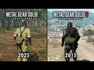 MGS3 Remake vs MGS5 - Physics and Animations Comparison