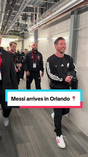 Messi Arrives in Orlando for Florida Derby