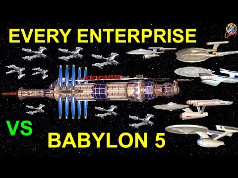 Which Enterprise Can Defeat Babylon 5 Station + Fighters? - Star Trek Starship Battles