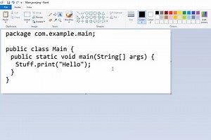 Convertir MS Paint en un entorno de desarrollo es posible: escribe código, compila y usa Git instalando MS Paint IDE