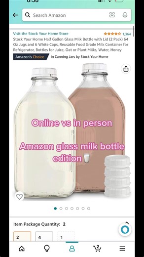 Amazon Glass Milk Bottles Review and Recommendations