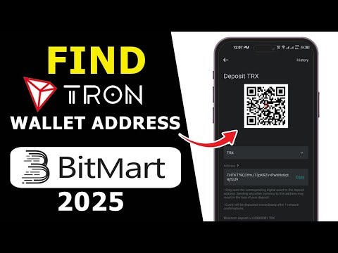 How to Find Tron (TRX) Wallet Address on Bitmart Exchange