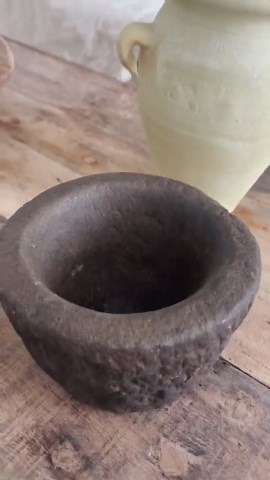 Vintage Stone Bowl, Candle Holder, Hand Carved Rustic Stone Mortal, Farmhouse Table Decor - Etsy