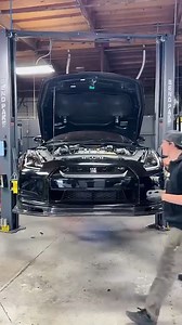 Building a Nissan R35 GT-R (front lip install) | throtl