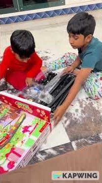 Christmas Tree & Toy Train Unboxing