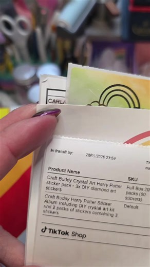 Beautiful Harry Potter Sticker Book Order