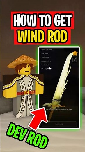 How To Get WIND ELEMENTAL ROD In Fisch