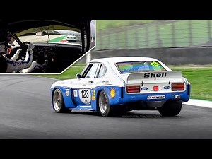 Ford Capri RS 3100 Group 2 Touring Car: OnBoard Laps of Mugello Circuit!