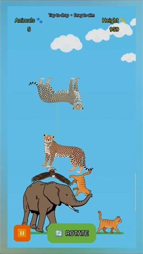 Animal Stack Game Play #shorts #androidgames