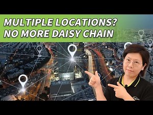 Efficient and Cost-Saving Large-Scale Network Setup: Daisy Chain Topology