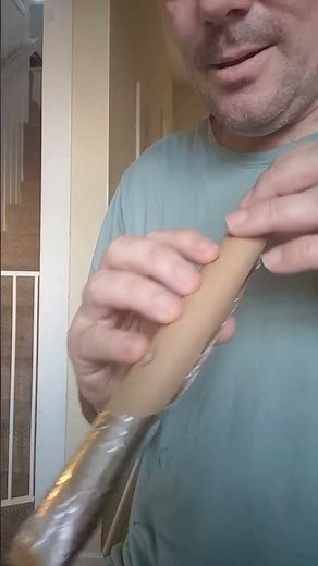 Amazing homemade DIY flute from a cardboard tube.