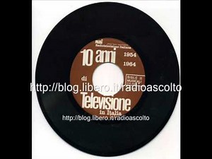 IL 33 GIRI PRODOTTO DALLA RAI CON LE SIGLE DEI PROGRAMMI DAL 1954 AL 1964