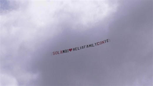 Il primo aereo per Antonella