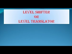 Level Shifter|| Level Shifter in Op-Amp || Level Translator || uLearn EduOnline