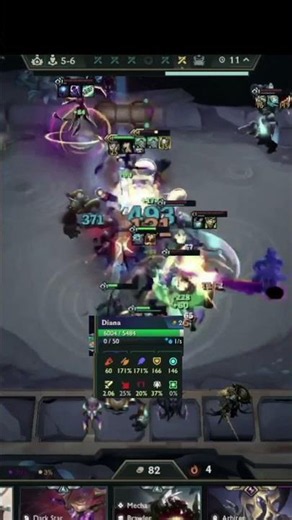 My Strongest 3★ Diana 1v9 Machine! 🤯 #tftset17 #teamfighttactics #tft