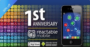 Reactable Mobile Celebrates 1 Year Anniversary - Half Price Through Oct 27