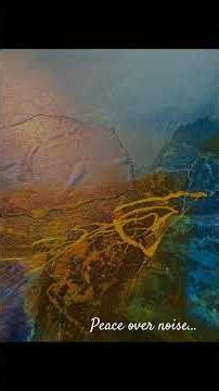 Abstract Art Process | Metallic Layers & Mark Making #abstractpainting #solitude #abstractart #art