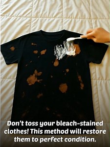 Bleach stains on clothes: 2 tips to hide and remove them! | Bright ideas and tricks