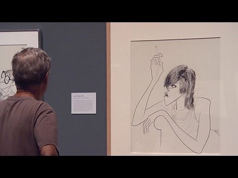 Al Hirschfeld's legendary drawings