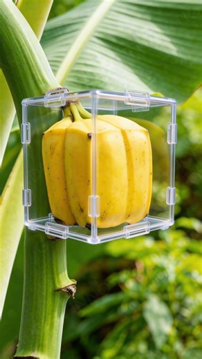 This Banana Grew Into a Perfect Cube 🍌🧊