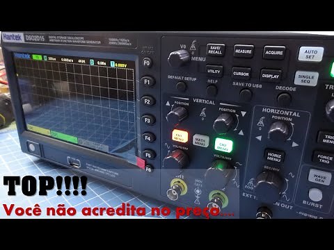 Osciloscópio poderoso mas acessível para sua bancada de eletrônica - HANTEK DSO2D15