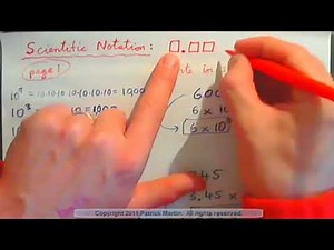 Write a Number in Scientific Notation