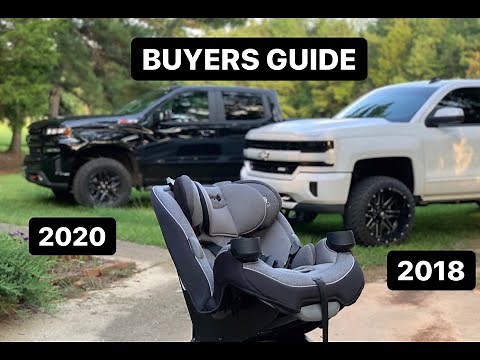 Silverado car seat install and review - 2018 & 2020 Crew Cabs