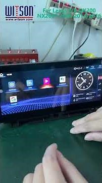 WITSON 10.25" Screen! Lexus NX 2014-2016 Dual System & CarPlay (GXE3611A)