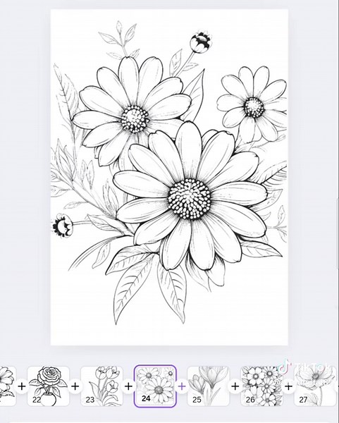 60 Botanical Coloring Pages for Relaxation and Creativity
