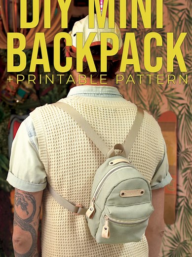 DIY Mini Backpack Sewing Tutorial for Beginners