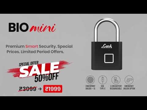 Smart Fingerprint Padlock 🔒 | No Keys, No Codes | Ultimate Security Upgrade