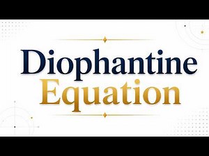 Diophantine Equations Explained Visually
