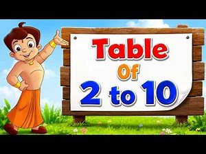 Learn Multiplication Tables 2 to 10 | Table 2 to 10 | Kiddo Study
