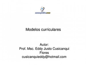 Modelos curriculares - SlideServe